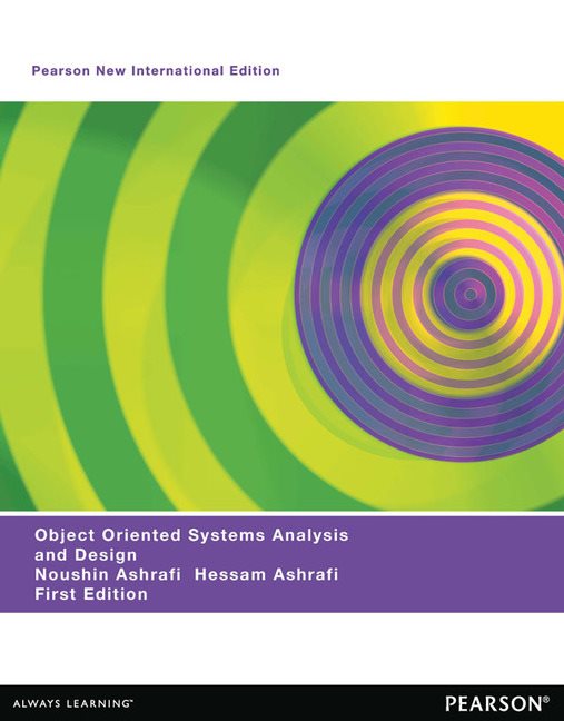 Object Oriented Systems Analysis and Design, Pearson New International Edition | Zookal Textbooks | Zookal Textbooks