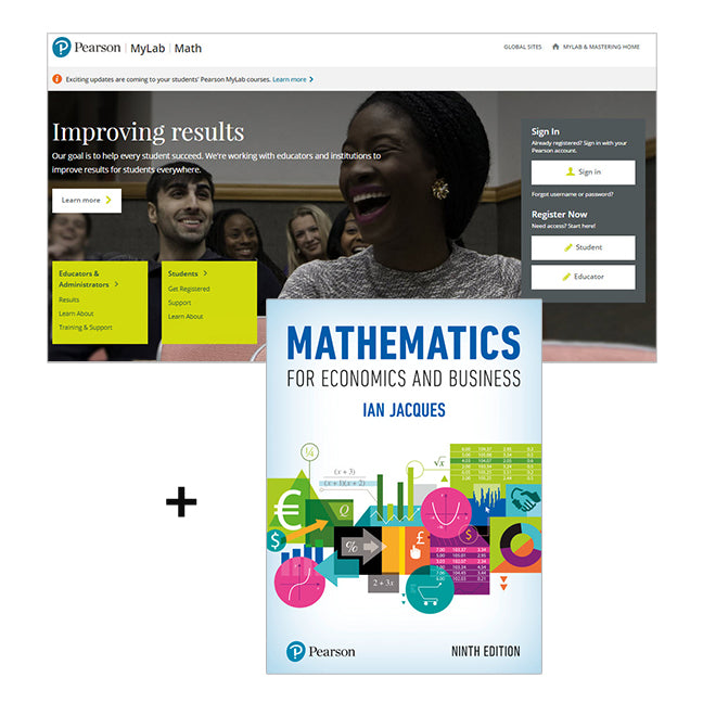 Mathematics for Economics and Business with MyLab Math | Zookal Textbooks | Zookal Textbooks