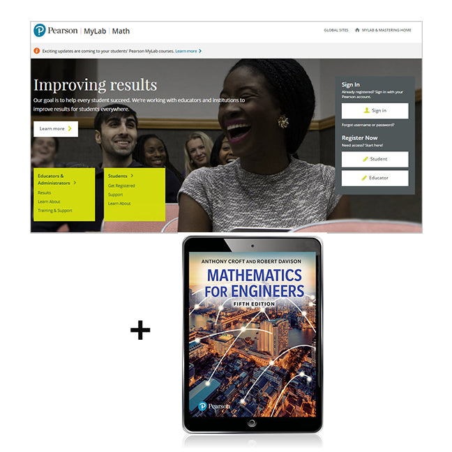 Mathematics for Engineers + MyLab Math | Zookal Textbooks | Zookal Textbooks