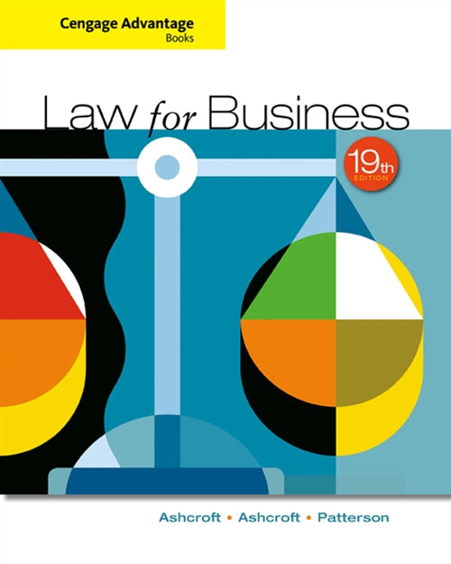  Cengage Advantage Books: Law for Business | Zookal Textbooks | Zookal Textbooks