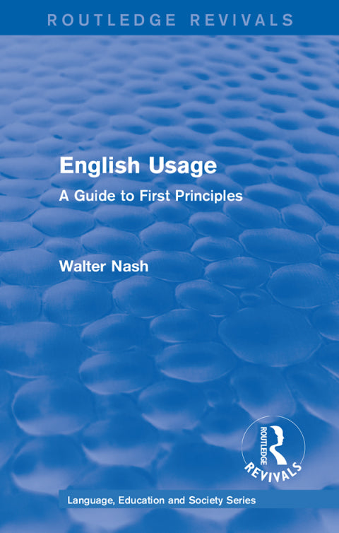 Routledge Revivals: English Usage (1986) | Zookal Textbooks | Zookal Textbooks