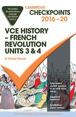 Cambridge Checkpoints VCE French Revolution 2016-21 and QuizMeMore | Zookal Textbooks | Zookal Textbooks