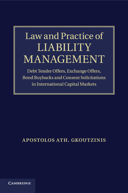 Law and Practice of Liability Management | Zookal Textbooks | Zookal Textbooks