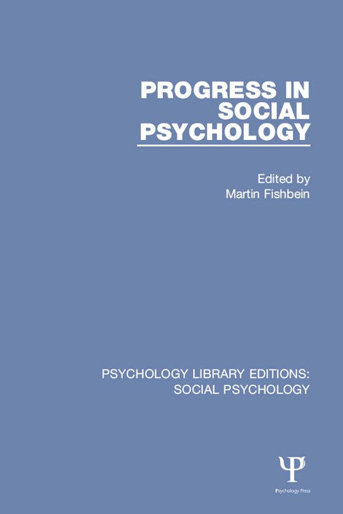 Progress in Social Psychology | Zookal Textbooks | Zookal Textbooks