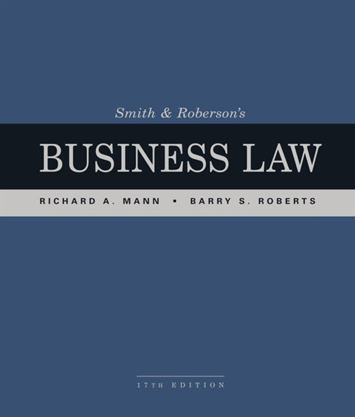  Smith and Roberson's Business Law | Zookal Textbooks | Zookal Textbooks
