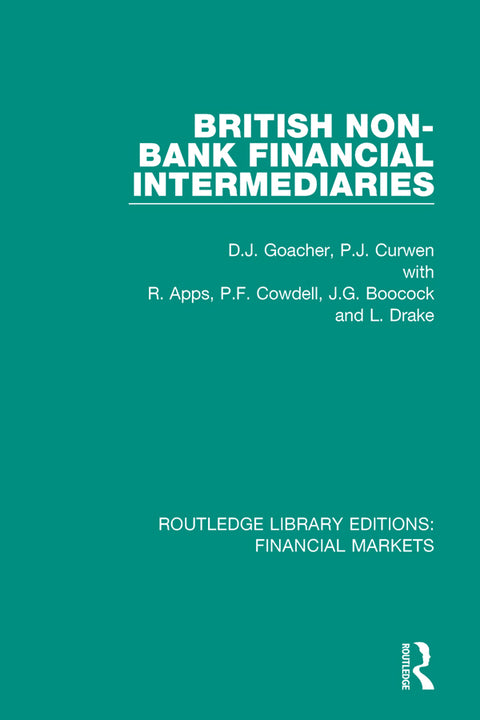 British Non-Bank Financial Intermediaries | Zookal Textbooks | Zookal Textbooks
