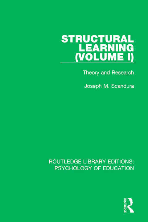 Structural Learning (Volume 1) | Zookal Textbooks | Zookal Textbooks