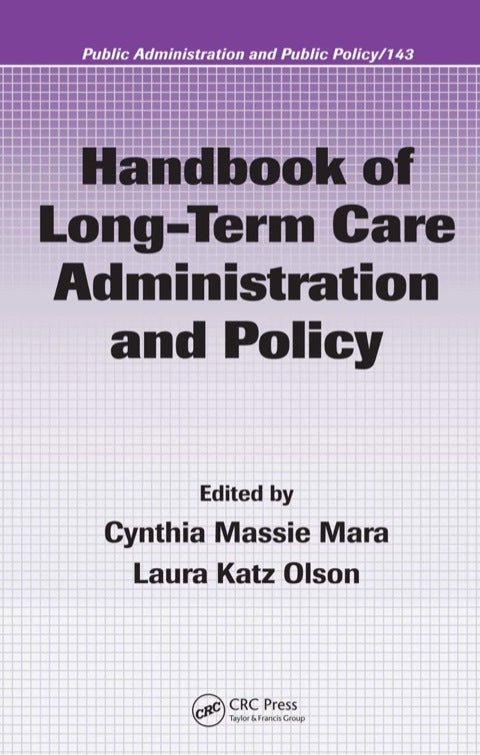Handbook of Long-Term Care Administration and Policy | Zookal Textbooks | Zookal Textbooks