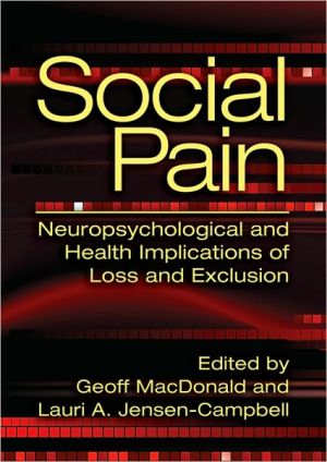 Social Pain | Zookal Textbooks | Zookal Textbooks