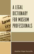 Legal Dictionary for Museum Professionals | Zookal Textbooks | Zookal Textbooks