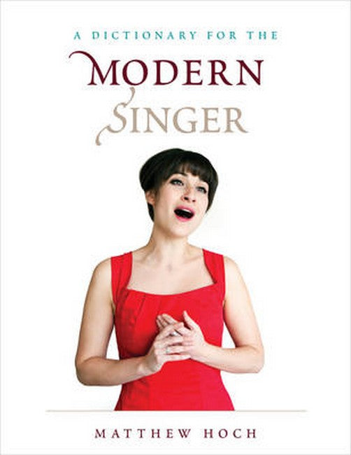 Dictionary for the Modern Singer | Zookal Textbooks | Zookal Textbooks