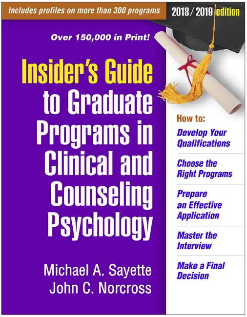 Insider's Guide to Graduate Programs in Clinical and Counseling Psycholo | Zookal Textbooks | Zookal Textbooks