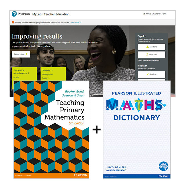 Teaching Primary Mathematics + Pearson Illustrated Maths Dictionary + MyLab Education with eText | Zookal Textbooks | Zookal Textbooks