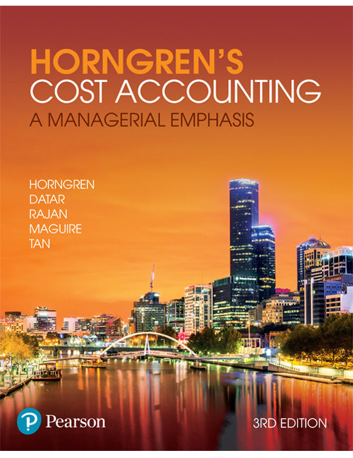 Horngren's Cost Accounting: A Managerial Emphasis | Zookal Textbooks | Zookal Textbooks