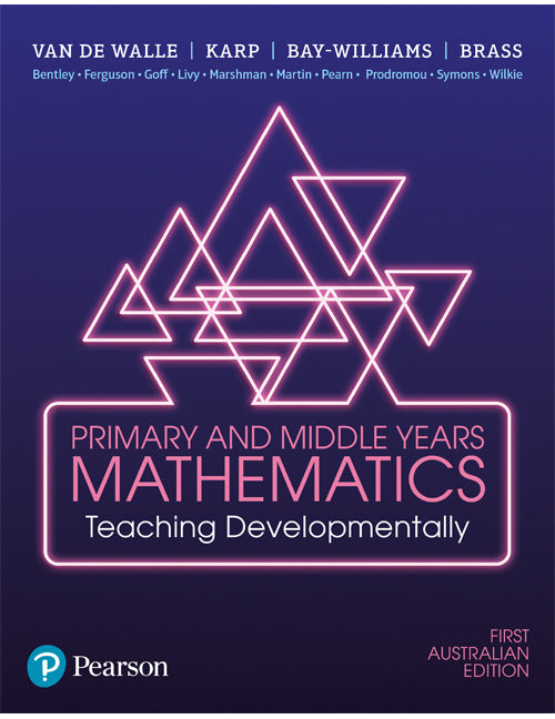 Primary and Middle Years Mathematics: Teaching Developmentally | Zookal Textbooks | Zookal Textbooks