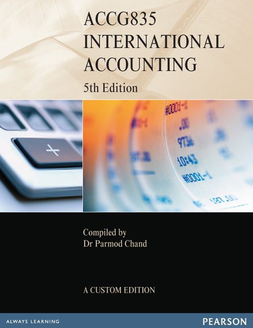 International Accounting ACCG835 (Custom Edition) | Zookal Textbooks | Zookal Textbooks