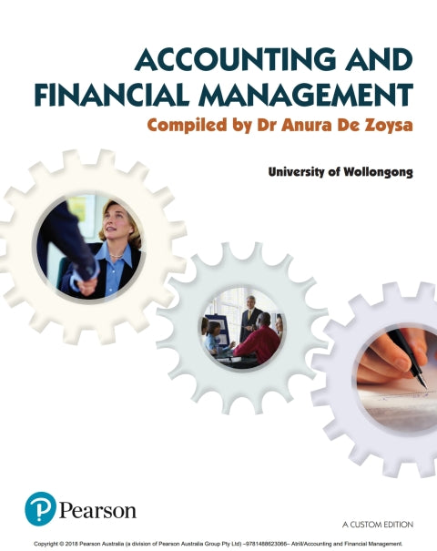 Accounting and Financial Management (Custom Editon) | Zookal Textbooks | Zookal Textbooks