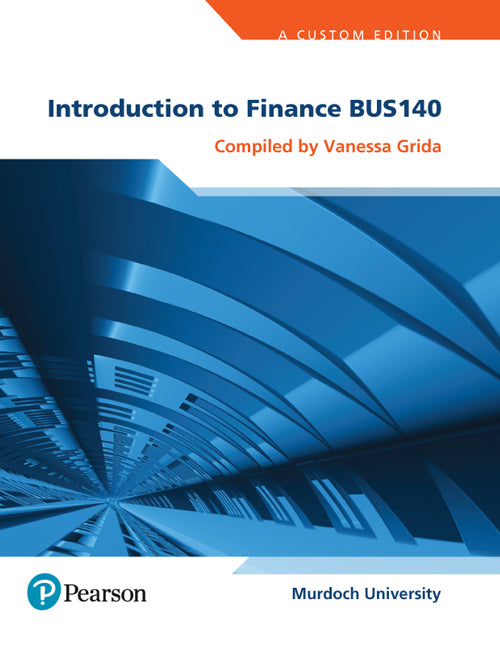 Introduction to Finance BUS140 (Custom Edition) | Zookal Textbooks | Zookal Textbooks