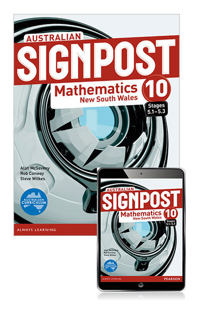 Australian Signpost Mathematics New South Wales 10 (5.1-5.3) Student Book with eBook | Zookal Textbooks | Zookal Textbooks