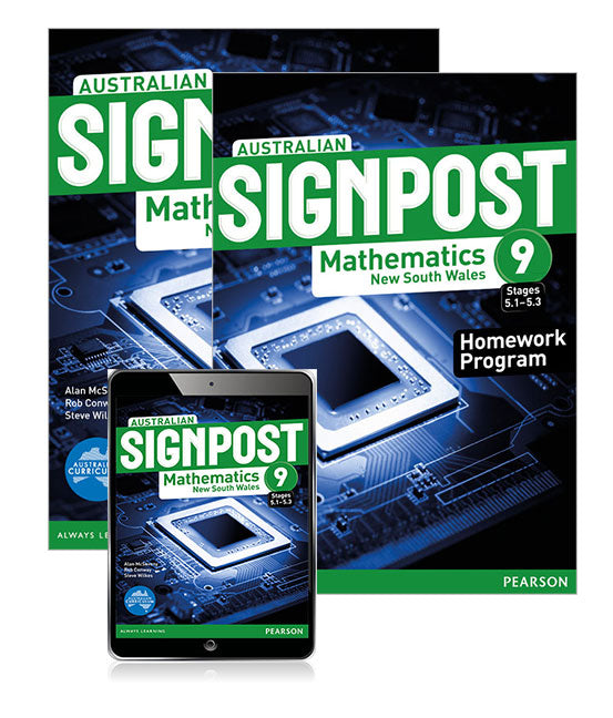 Australian Signpost Mathematics New South Wales  9 (5.1-5.3) Student Book, eBook and Homework Program | Zookal Textbooks | Zookal Textbooks