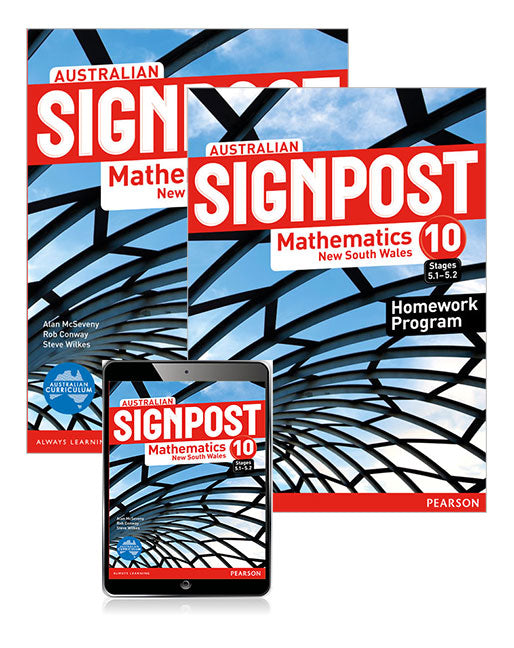 Australian Signpost Mathematics New South Wales 10 (5.1-5.2) Student Book, eBook and Homework Program | Zookal Textbooks | Zookal Textbooks