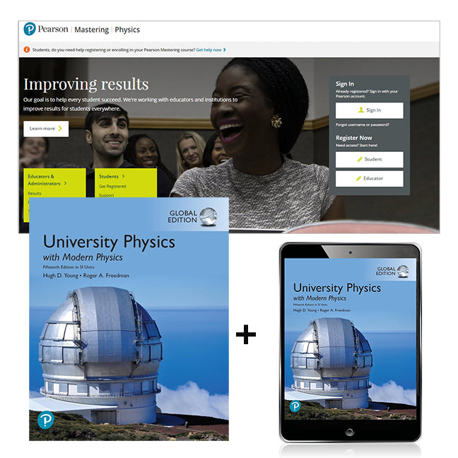 University Physics with Modern Physics in SI Units, Global Edition + Mastering Physics with eText | Zookal Textbooks | Zookal Textbooks