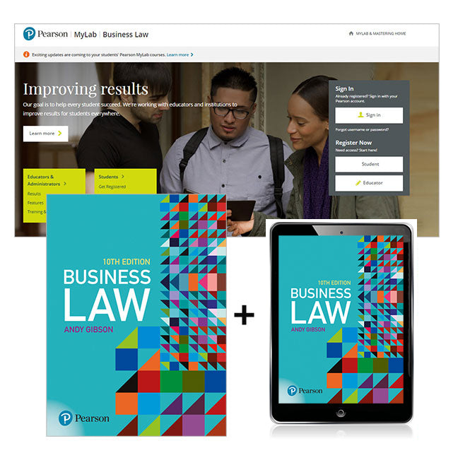 Business Law + MyLab Business Law with eText | Zookal Textbooks | Zookal Textbooks