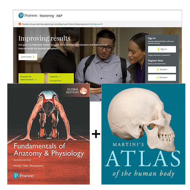 Fundamentals of Anatomy & Physiology, Global Edition + Martini's Atlas of the Human Body + Mastering A&P with eText | Zookal Textbooks | Zookal Textbooks