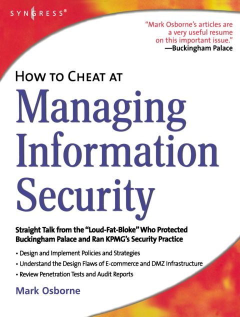 How to Cheat at Managing Information Security | Zookal Textbooks | Zookal Textbooks