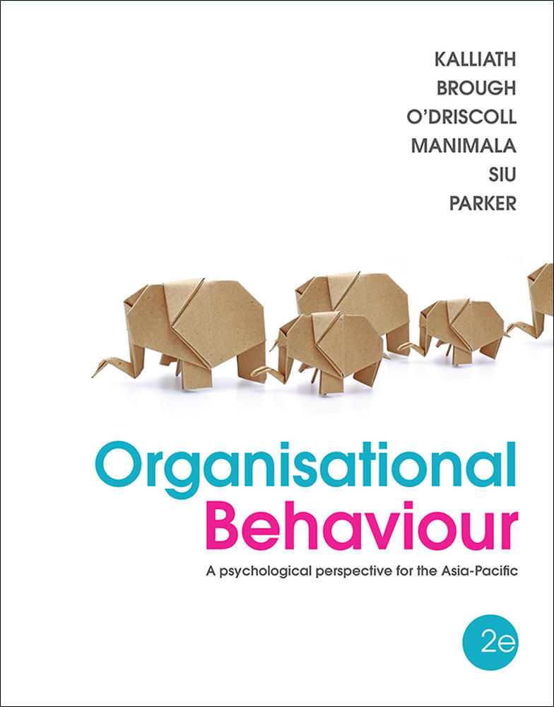 Organisational Behaviour: A Psychological Perspective for the Asia-Pacific | Zookal Textbooks | Zookal Textbooks