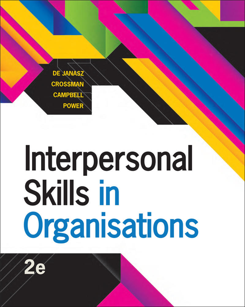 Interpersonal Skills in Organisations | Zookal Textbooks | Zookal Textbooks