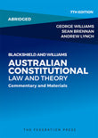 Blackshield and Williams Australian Constitutional Law and Theory - Abridged | Zookal Textbooks | Zookal Textbooks