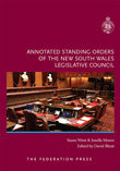 Annotated Standing Orders of the New South Wales Legislative Council | Zookal Textbooks | Zookal Textbooks