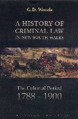A History of Criminal Law in New South Wales - Volume 1 | Zookal Textbooks | Zookal Textbooks