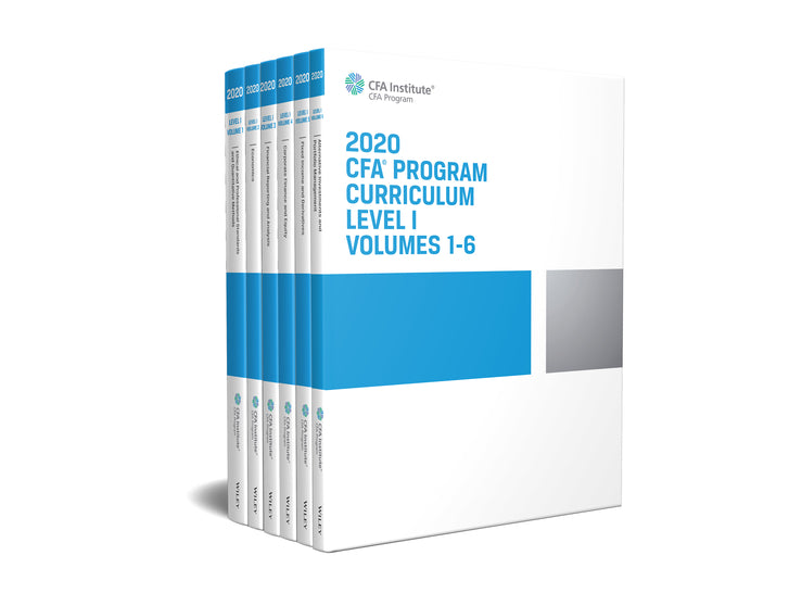 CFA Program Curriculum 2020 Level I Volumes 1-6 Box Set | Zookal Textbooks | Zookal Textbooks